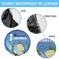 Guatemala Independence Day 1821 Spare Tire Cover Libre crezca fecundo - Wonder Print Shop