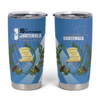 Guatemala Independence Day 1821 Tumbler Cup Libre crezca fecundo - Wonder Print Shop