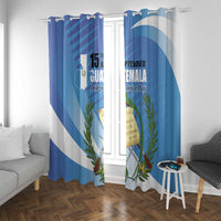 Guatemala Independence Day 1821 Window Curtain Libre crezca fecundo - Wonder Print Shop