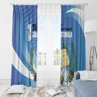 Guatemala Independence Day 1821 Window Curtain Libre crezca fecundo - Wonder Print Shop