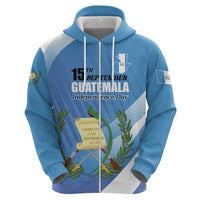 Guatemala Independence Day 1821 Zip Hoodie Libre crezca fecundo - Wonder Print Shop