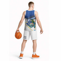 El Salvador Independence Day 1821 Basketball Jersey - Wonder Print Shop