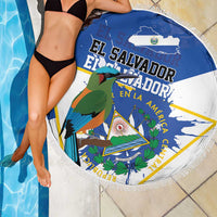 El Salvador Independence Day 1821 Beach Blanket - Wonder Print Shop