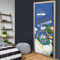 El Salvador Independence Day 1821 Door Cover - Wonder Print Shop