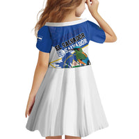 El Salvador Independence Day 1821 Family Matching Off Shoulder Short Dress and Hawaiian Shirt - Wonder Print Shop