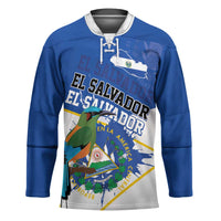 El Salvador Independence Day 1821 Hockey Jersey - Wonder Print Shop