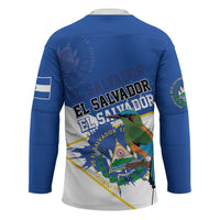 El Salvador Independence Day 1821 Hockey Jersey - Wonder Print Shop