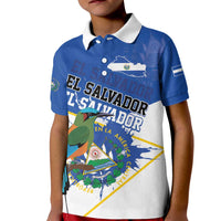 El Salvador Independence Day 1821 Kid Polo Shirt - Wonder Print Shop