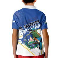 El Salvador Independence Day 1821 Kid Polo Shirt - Wonder Print Shop
