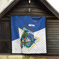 El Salvador Independence Day 1821 Quilt - Wonder Print Shop
