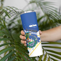 El Salvador Independence Day 1821 Skinny Tumbler - Wonder Print Shop