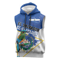 El Salvador Independence Day 1821 Sleeveless Hoodie - Wonder Print Shop