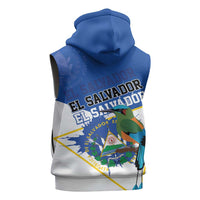 El Salvador Independence Day 1821 Sleeveless Hoodie - Wonder Print Shop