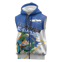 El Salvador Independence Day 1821 Sleeveless Zip Hoodie - Wonder Print Shop