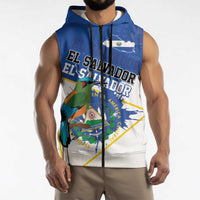 El Salvador Independence Day 1821 Sleeveless Zip Hoodie - Wonder Print Shop