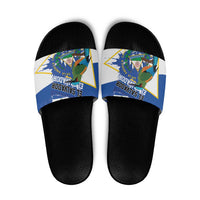 El Salvador Independence Day 1821 Slide Sandals - Wonder Print Shop