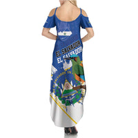 El Salvador Independence Day 1821 Summer Maxi Dress - Wonder Print Shop