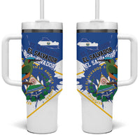 El Salvador Independence Day 1821 Tumbler With Handle - Wonder Print Shop