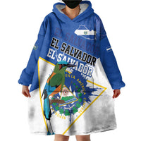 El Salvador Independence Day 1821 Wearable Blanket Hoodie - Wonder Print Shop