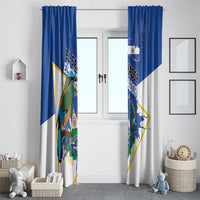 El Salvador Independence Day 1821 Window Curtain - Wonder Print Shop