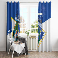 El Salvador Independence Day 1821 Window Curtain - Wonder Print Shop