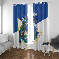 El Salvador Independence Day 1821 Window Curtain - Wonder Print Shop