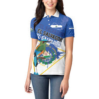 El Salvador Independence Day 1821 Women Polo Shirt - Wonder Print Shop
