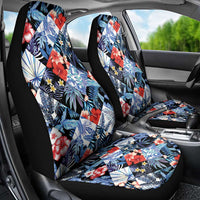 Hawaii Tropicana Blue Pattern Car Seat Cover - Wonder Print Shop