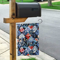 Hawaii Tropicana Blue Pattern Garden Flag - Wonder Print Shop