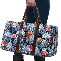 Hawaii Tropicana Blue Pattern Travel Bag - Wonder Print Shop