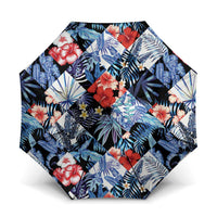 Hawaii Tropicana Blue Pattern Umbrella - Wonder Print Shop