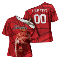 Custom Islamabad Cricket Cross Shoulder Shirt United We Win - Wonder Print Shop