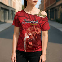Custom Islamabad Cricket Cross Shoulder Shirt United We Win - Wonder Print Shop