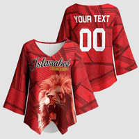 Custom Islamabad Cricket Kimono Sleeve Blouse United We Win - Wonder Print Shop