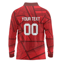 Custom Islamabad Cricket Long Sleeve Polo Shirt United We Win - Wonder Print Shop