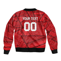 Custom Islamabad Cricket Sleeve Zip Bomber Jacket United We Win - Wonder Print Shop