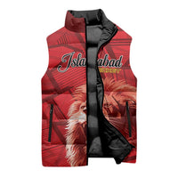 Custom Islamabad Cricket Sleeveless Puffer Jacket United We Win - Wonder Print Shop