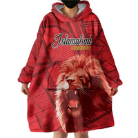 Custom Islamabad Cricket Wearable Blanket Hoodie United We Win - Wonder Print Shop