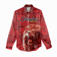 Custom Islamabad Cricket Women Casual Shirt United We Win - Wonder Print Shop