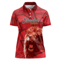 Custom Islamabad Cricket Women Polo Shirt United We Win - Wonder Print Shop