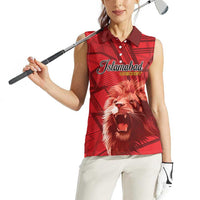 Custom Islamabad Cricket Women Sleeveless Polo Shirt United We Win - Wonder Print Shop