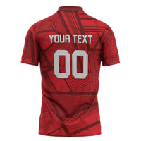 Custom Islamabad Cricket Zipper Polo Shirt United We Win - Wonder Print Shop