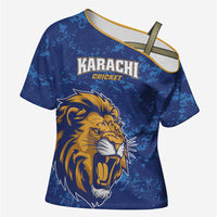 Custom Karachi Cricket Kings Cross Shoulder Shirt Yeh Hai Karachi - Wonder Print Shop