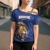 Custom Karachi Cricket Kings Cross Shoulder Shirt Yeh Hai Karachi - Wonder Print Shop