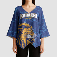 Custom Karachi Cricket Kings Kimono Sleeve Blouse Yeh Hai Karachi - Wonder Print Shop