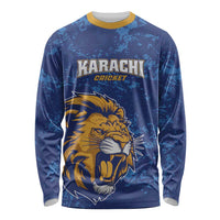 Custom Karachi Cricket Kings Long Sleeve Shirt Yeh Hai Karachi - Wonder Print Shop