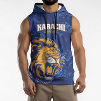 Custom Karachi Cricket Kings Sleeveless Hoodie Yeh Hai Karachi - Wonder Print Shop