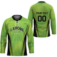 Custom Lahore Cricket Qalandars Hockey Jersey Dama Dam Mast Qalandar - Wonder Print Shop