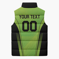 Custom Lahore Cricket Qalandars Sleeveless Puffer Jacket Dama Dam Mast Qalandar - Wonder Print Shop
