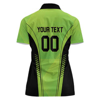 Custom Lahore Cricket Qalandars Women Polo Shirt Dama Dam Mast Qalandar - Wonder Print Shop